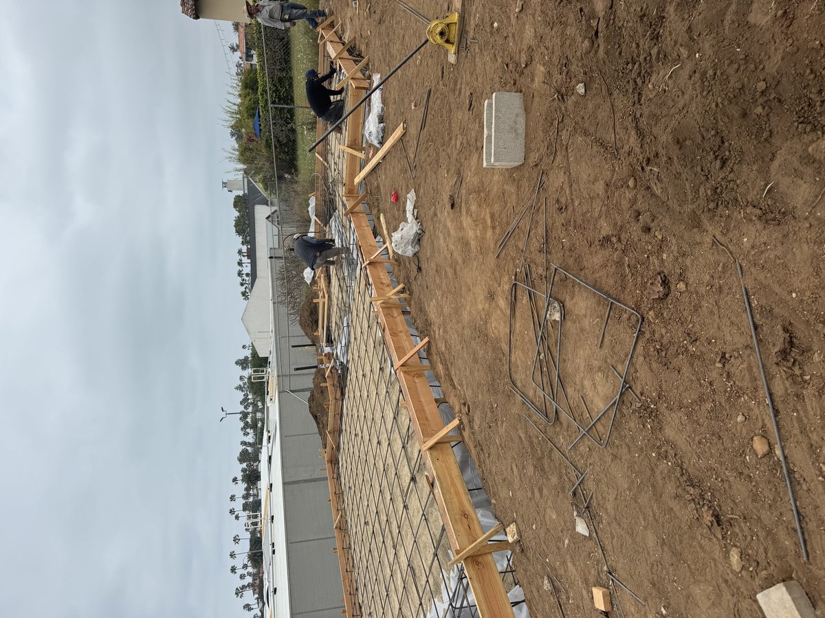 Footer rebar grid with forms — April 2024